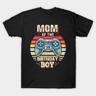 Mom Of The Birthday Boy Matching Video Gamer Birthday T-Shirt